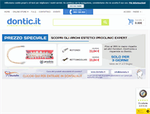 Tablet Screenshot of dontic.it